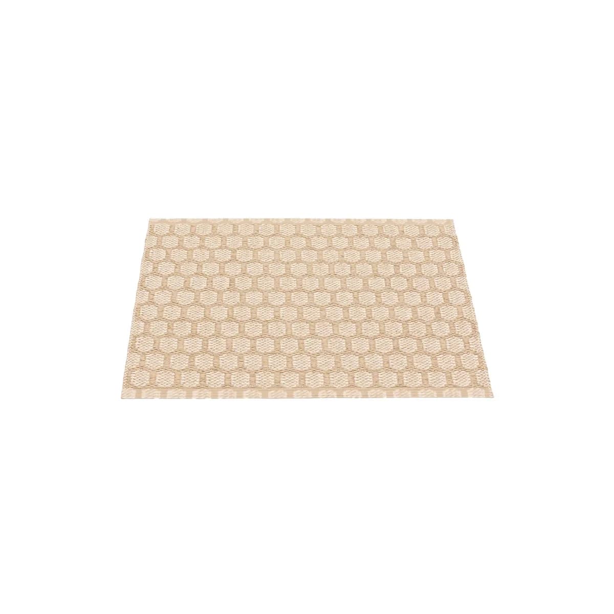 Pappelina, Vendbar Plastmatte MIMI Beige/Vanilla 70x50 cm