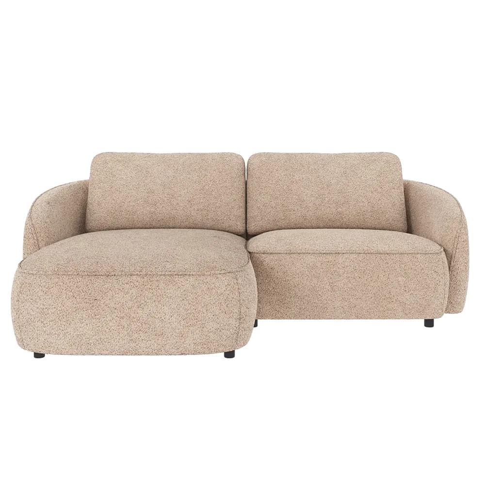 Rowico Home, Norris sofa 3-seter sofa chaiselong venstre stoff Anna lys beige