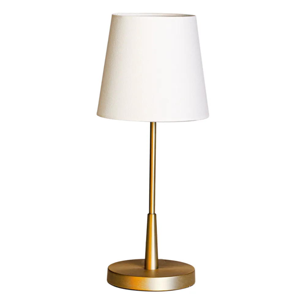by Rydéns, Lumi bordlampe H: 48,5 cm gull/hvit