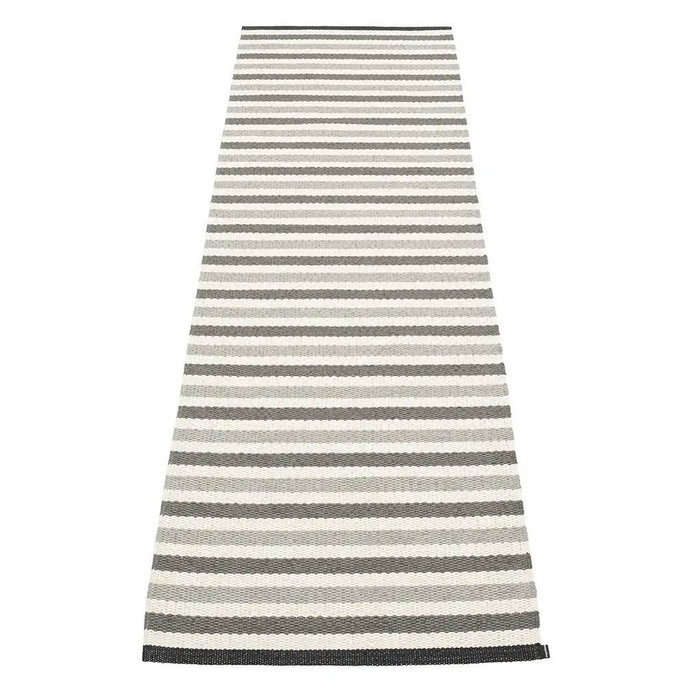 Pappelina, Teo matte 70x240 cm Warm Grey/Charcoal/Vanilla