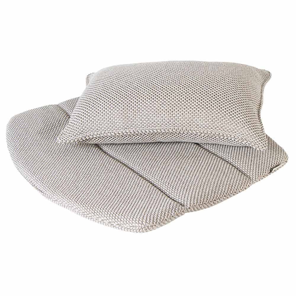 Cane-line Breeze Loungestol putesett Focus light grey