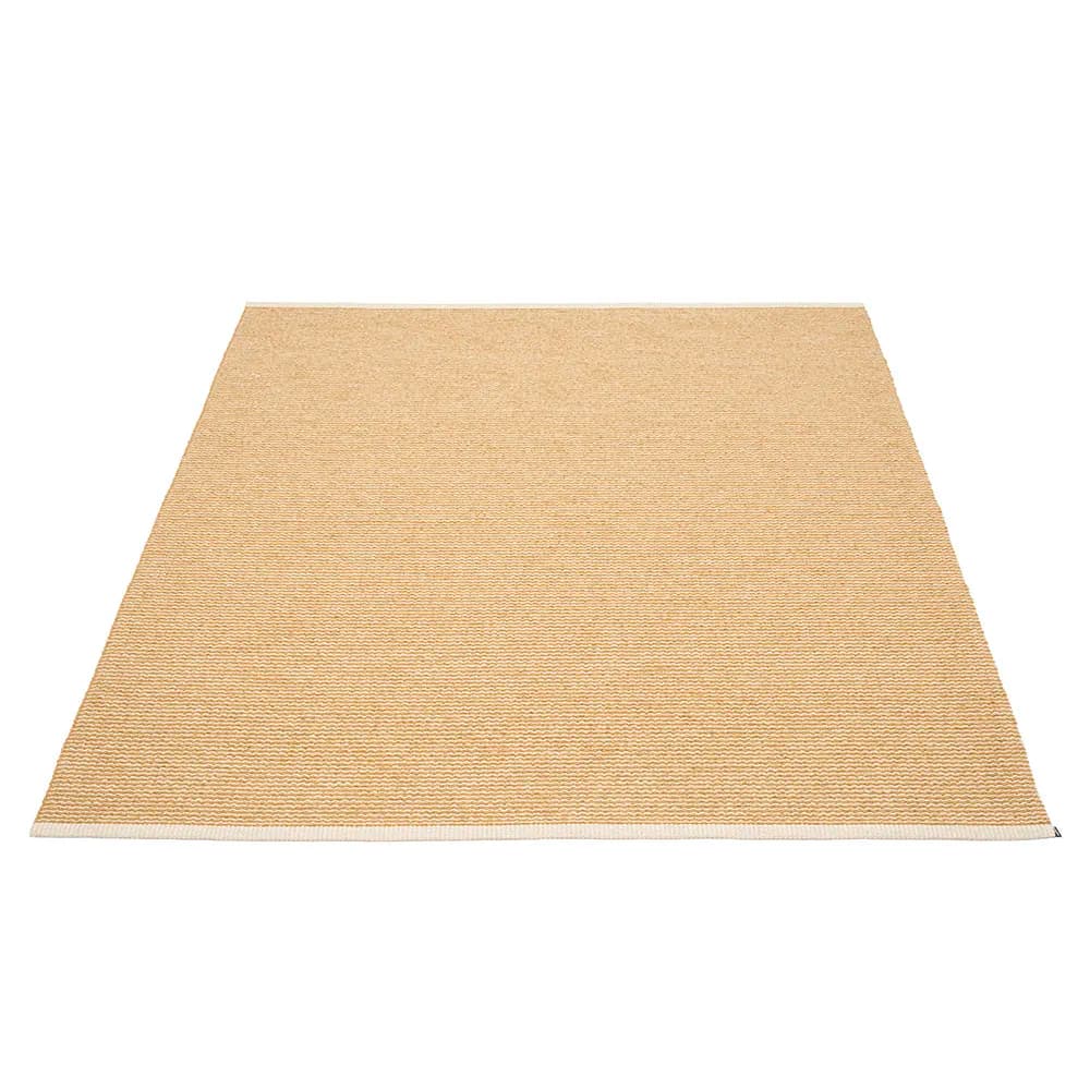 Pappelina, Mono Ochre / Cream teppe 180 x 220 cm