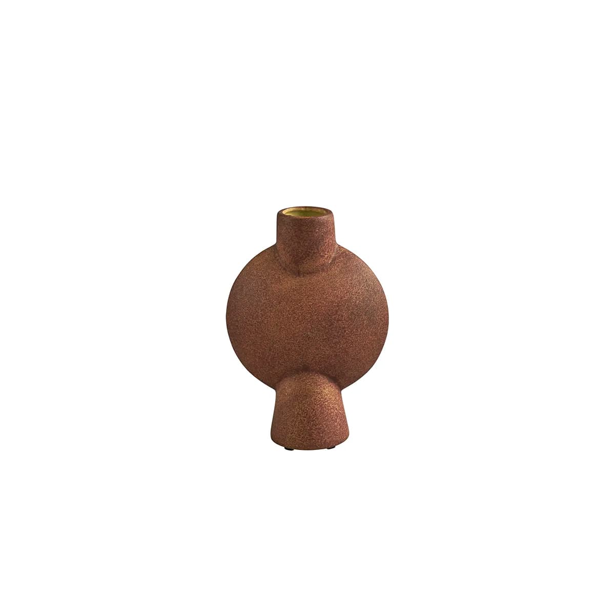 101 Copenhagen, Håndmalt vase Sphere Bubl Mini Terracotta H19 cm