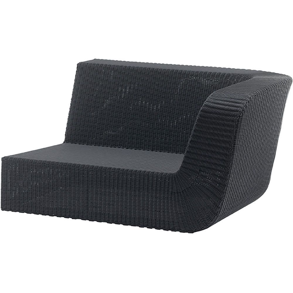 Cane-line Savannah modulsofa Black, venstre