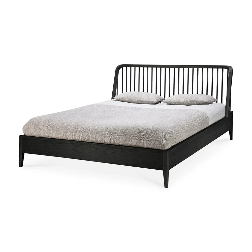 Ethnicraft, Spindle Sengeramme 160x200 cm Svart eik