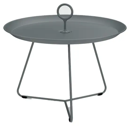Houe, Sidebord med øyer 57,5 cm Mørkegrå
