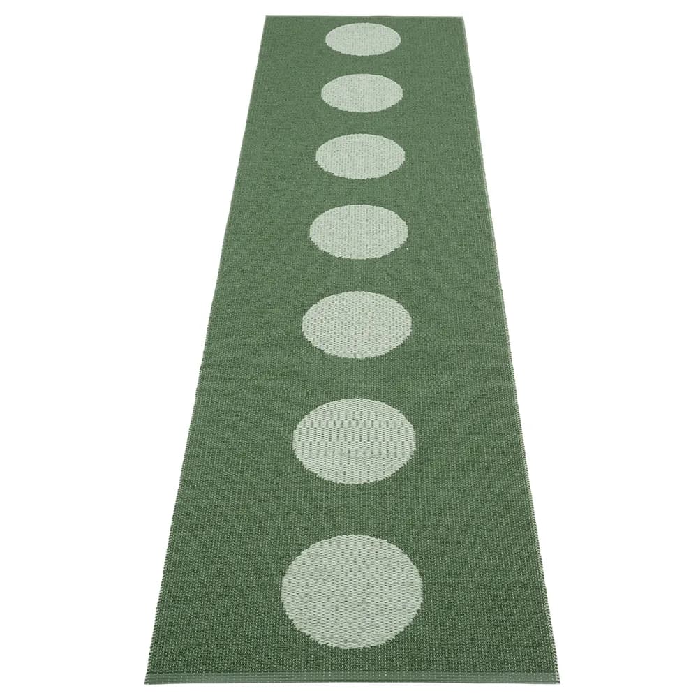 Pappelina, Vera Pop teppe Leaf/Misty Mint 70 x 280cm