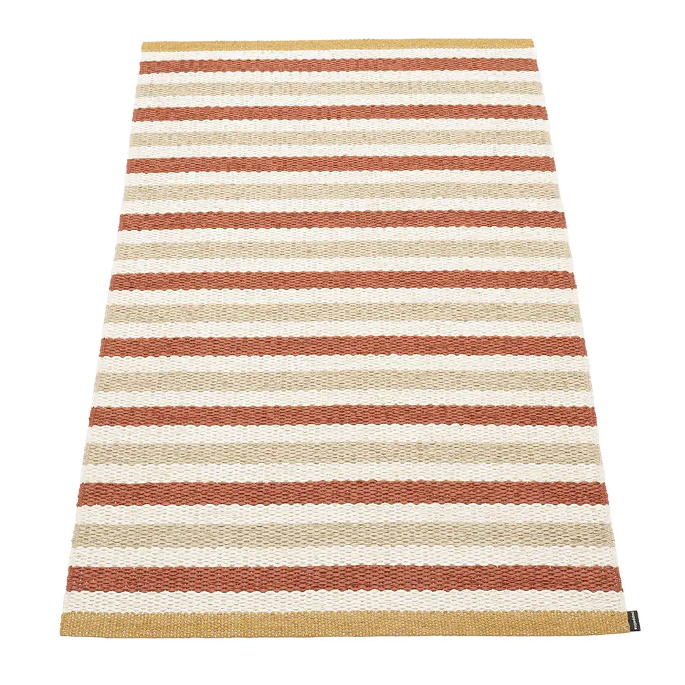 Pappelina, Teo matte 70x120 cm Brick/Beige/Vanilla