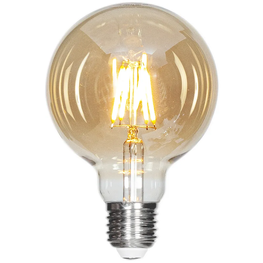 by Rydéns, Filament lyskilde LED dimbar globus E27 4W Ø95mm Amber