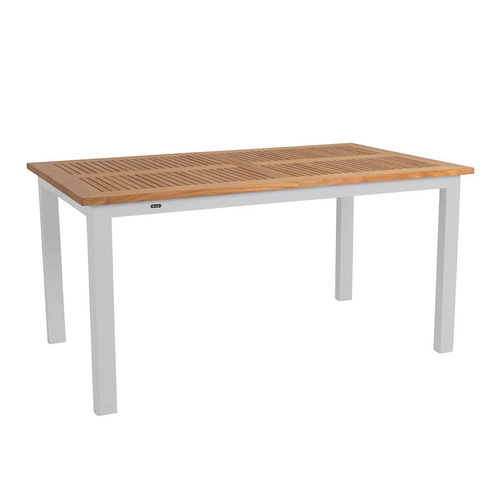 Brafab, Lyon Spisebord 95x152-210cm - Lys Grå/Teak