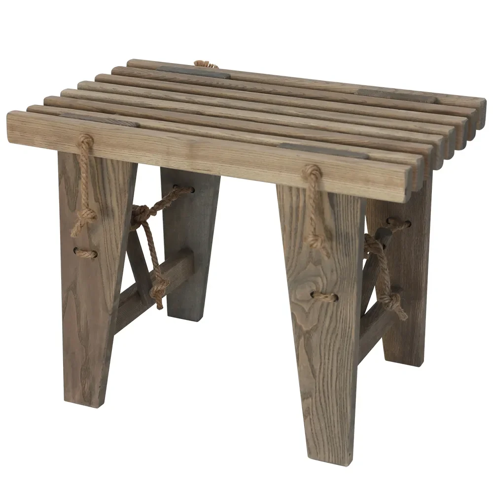 Hillerstorp, Ecobench 60 cm Ask oljet grå