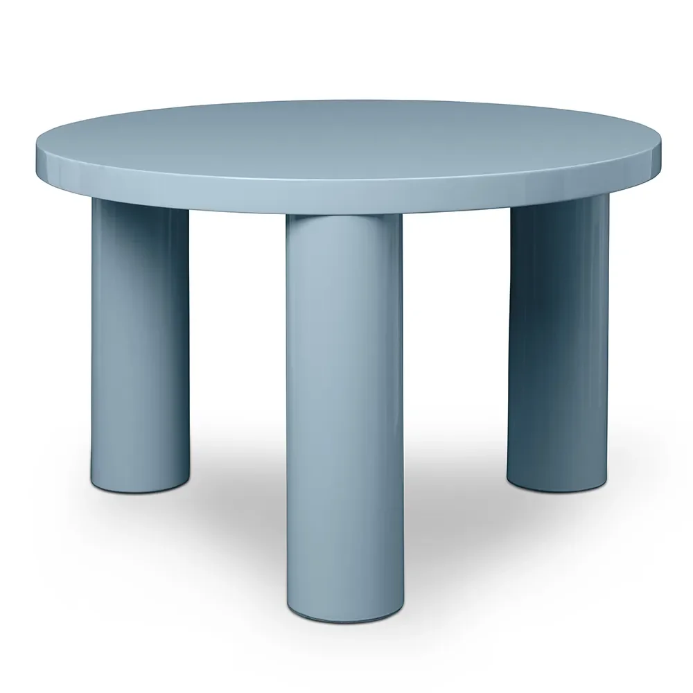Ferm Living, Post Salongbord Ø65 cm - Ice Blue