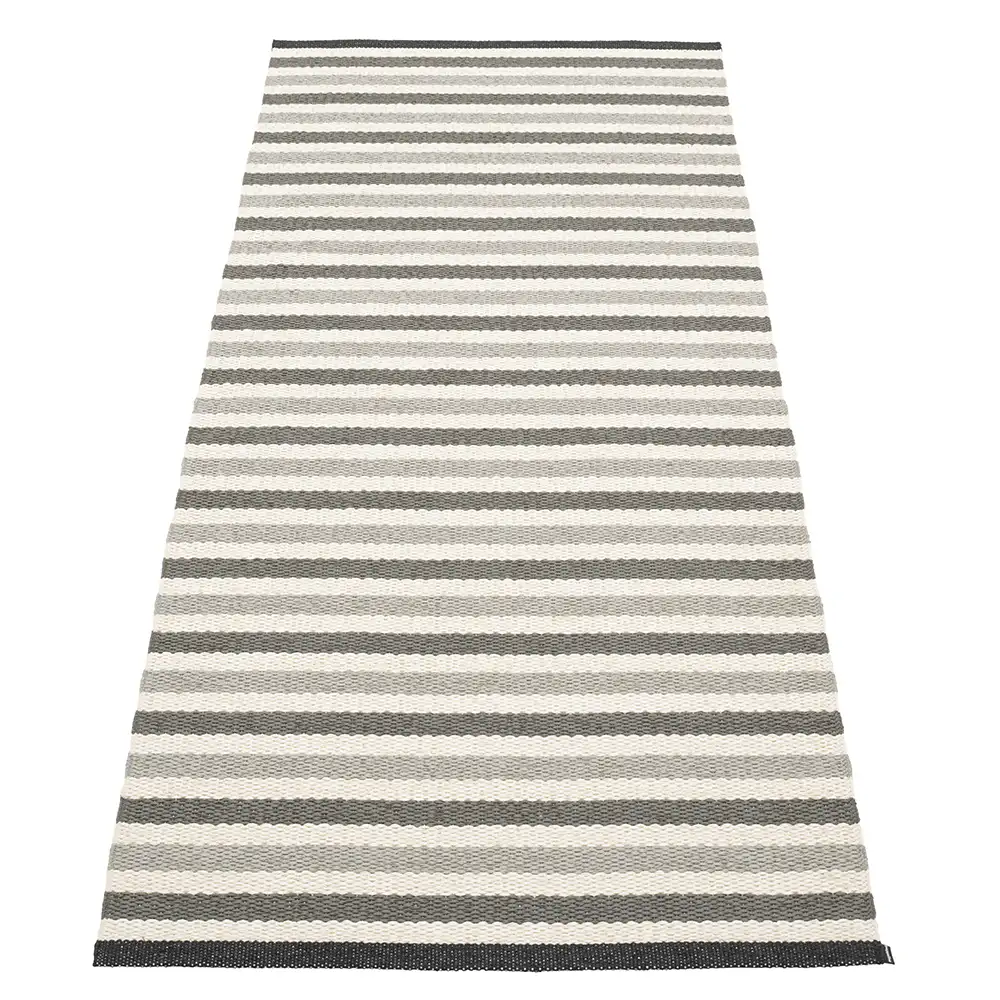 Pappelina, Teo matte 85x200 cm Warm Grey/Charcoal/Vanilla
