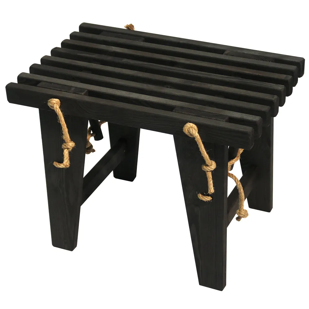 Hillerstorp, Ecobench 60 cm Furu svart oljet