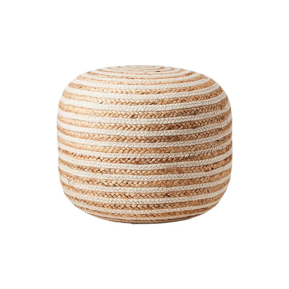 Affari of Sweden, JUNI Pouf Natural/ivory