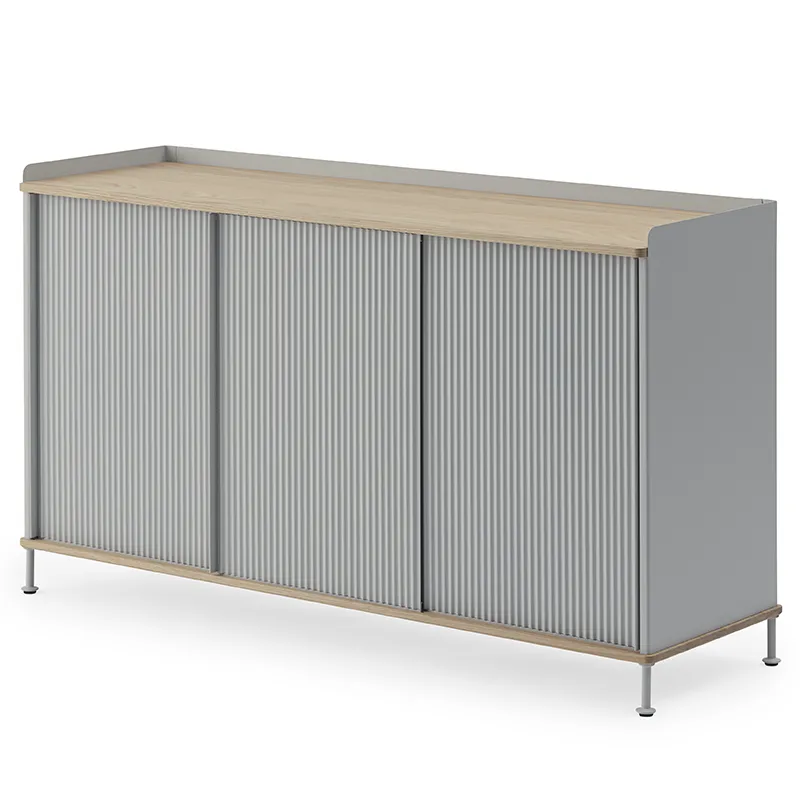 Muuto, Enfold skjenk 148 x 45 cm - oiled oak Grey