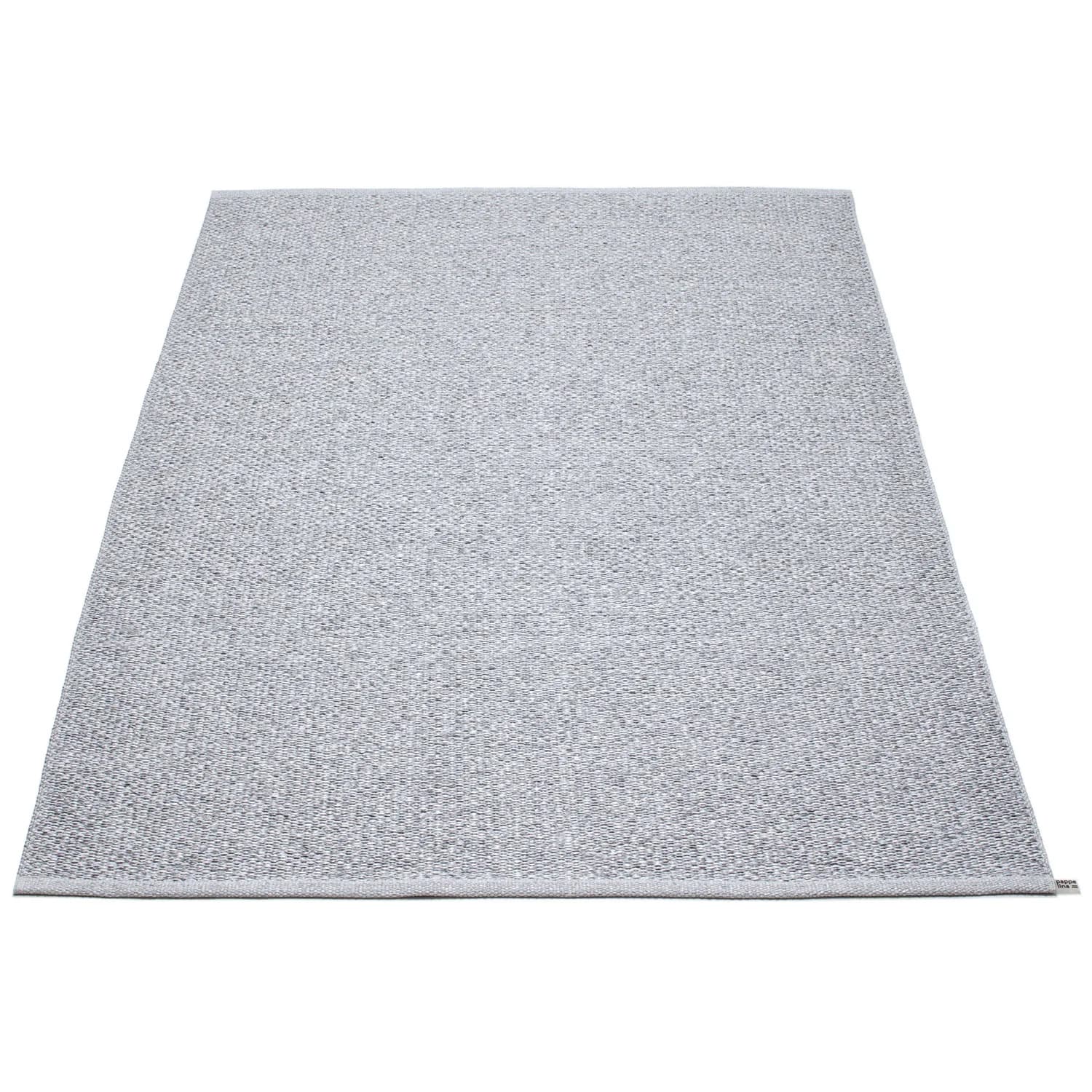 Pappelina, Svea matte 180x260 cm grey metallic / light grey