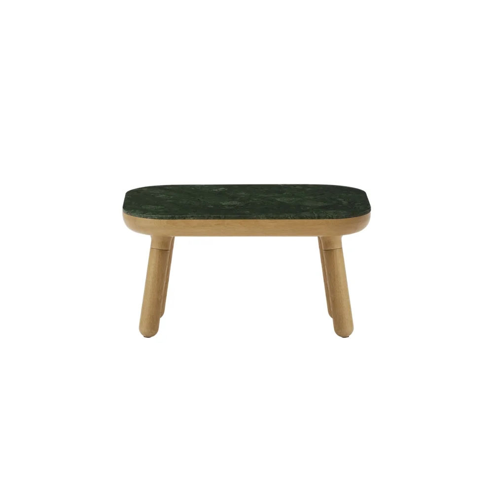 Umage, Paff Lavt sidebord i eik/Green Marble