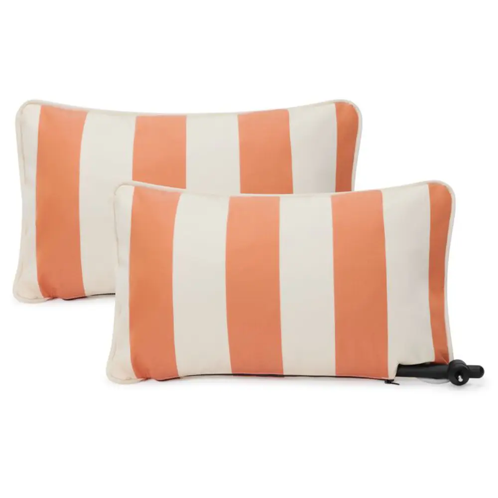 Fatboy, paletti armlenet set stripe orange creme