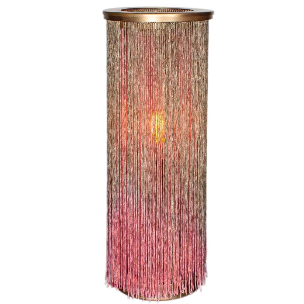by Rydéns, Blondie bordlampe H40cm Rosa/gull