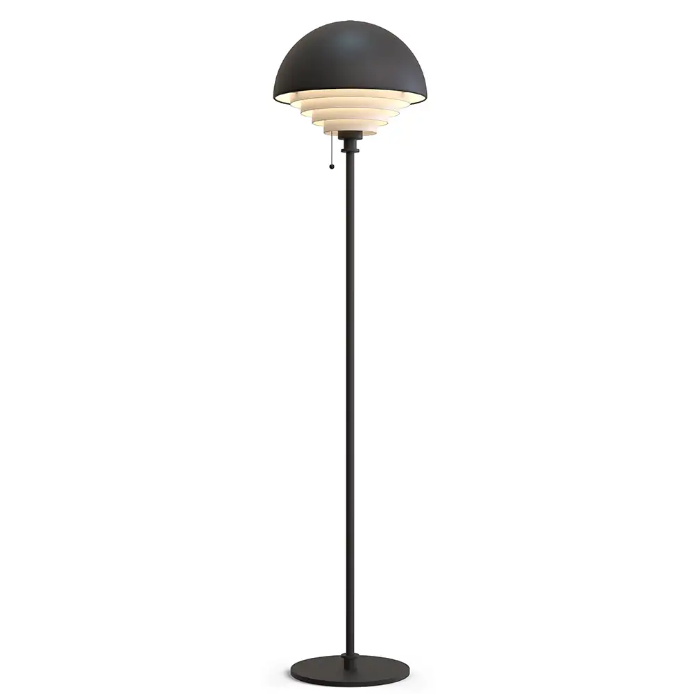 Herstal Motown gulvlampe 150 cm Svart