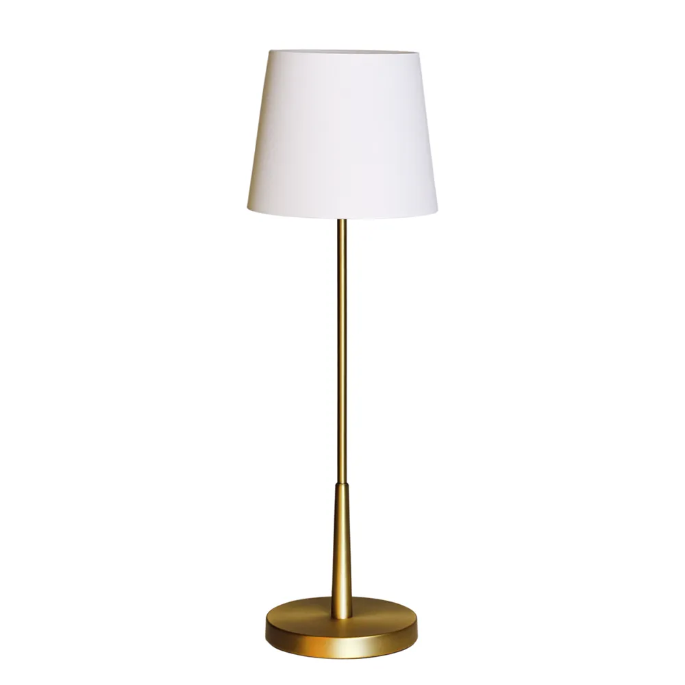 by Rydéns, Lumi bordlampe H: 68,5 cm gull/hvit