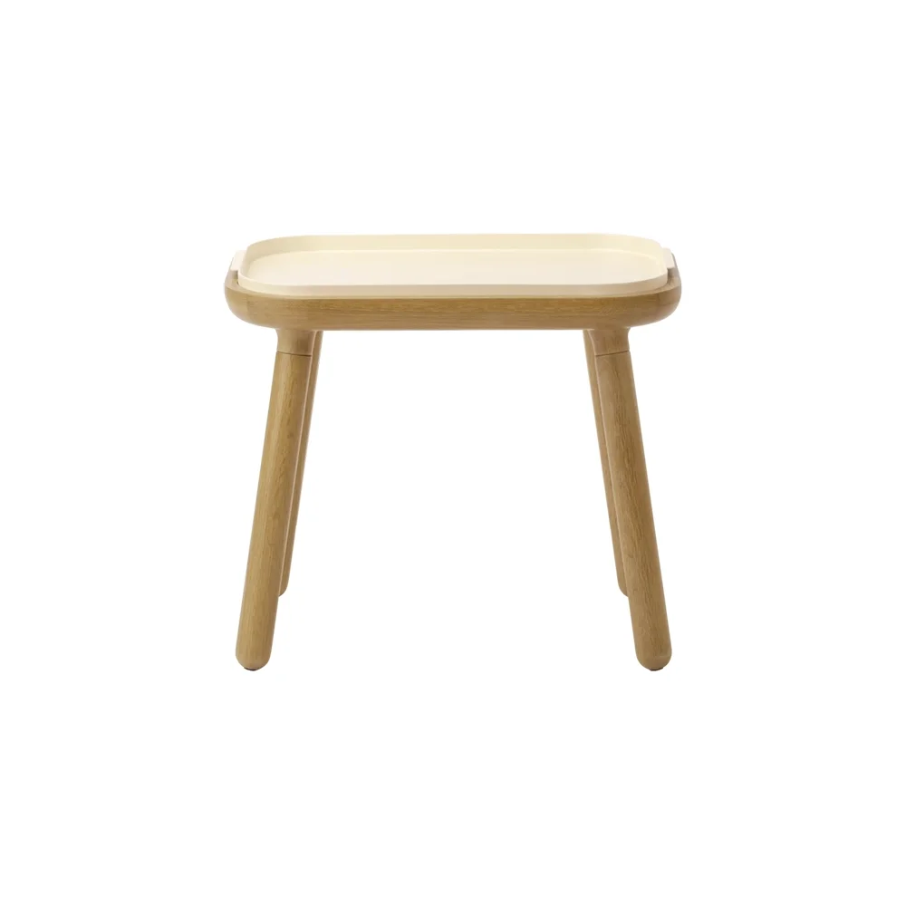 Umage, Paff Sidebord høy eik/Pearl White