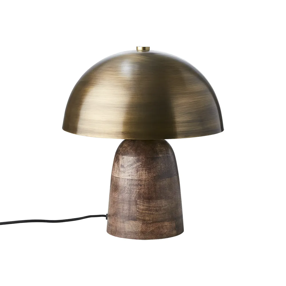 Affari of Sweden, Fungi Bordlampe Limited Edition Brass/brown