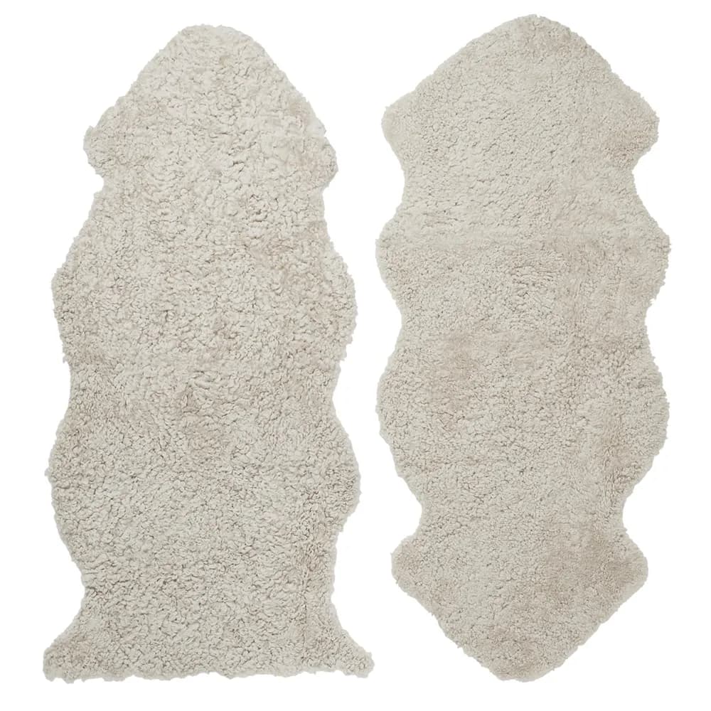 Skinnwille, Curly fåreskinn 1,5 Sand