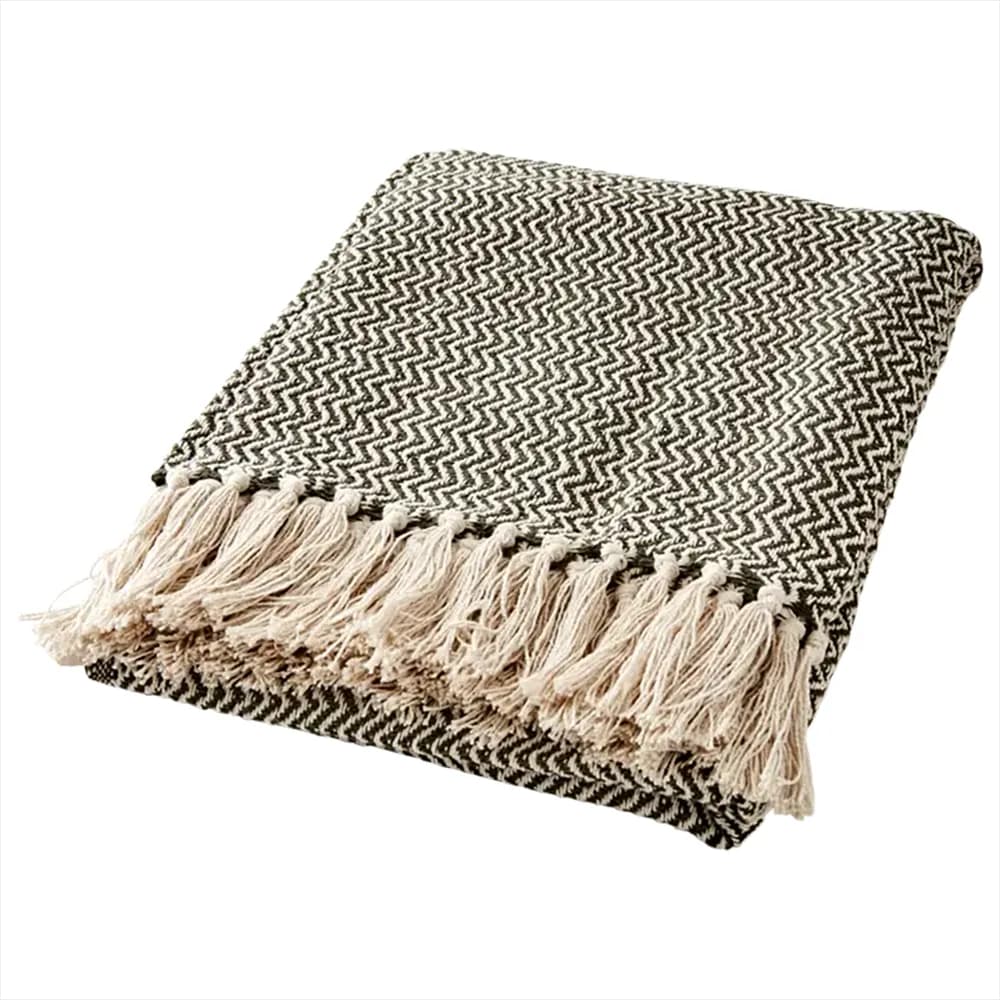 Affari of Sweden, ANNA Pledd Olive green/off white