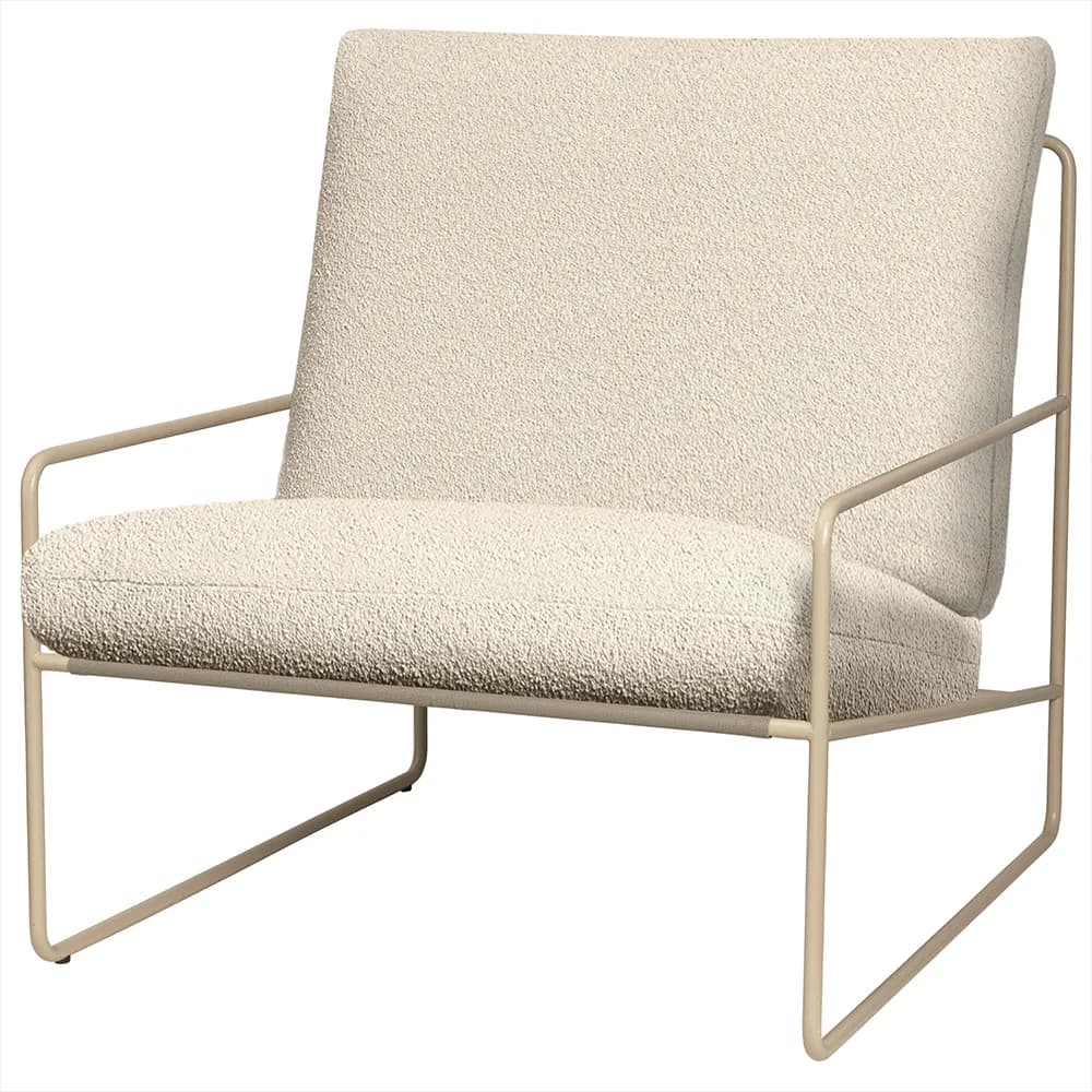 Ferm Living, Desert Lenestol Cashmere/Off-white