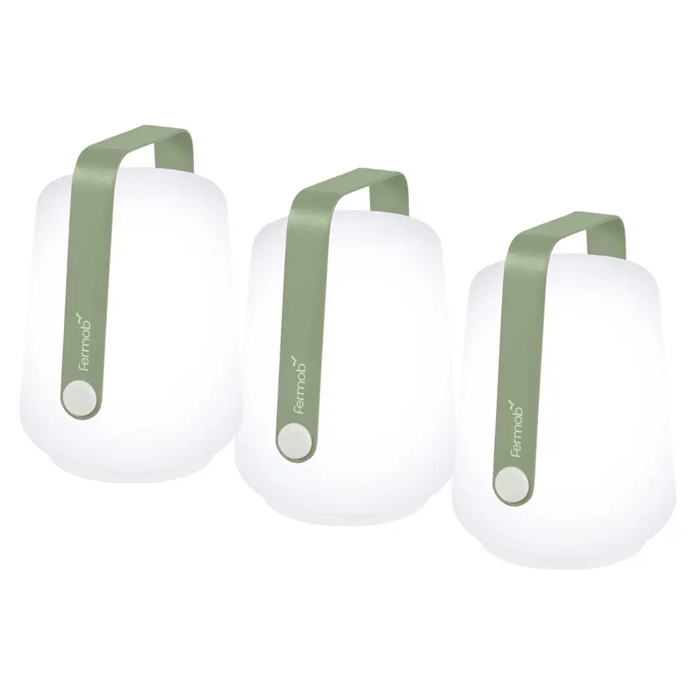 Fermob Balad bordlampe LED 3-pakk Cactus-mini