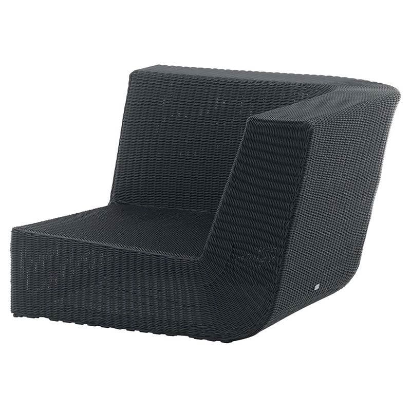 Cane-line Savannah modulsofa Black, hjørne