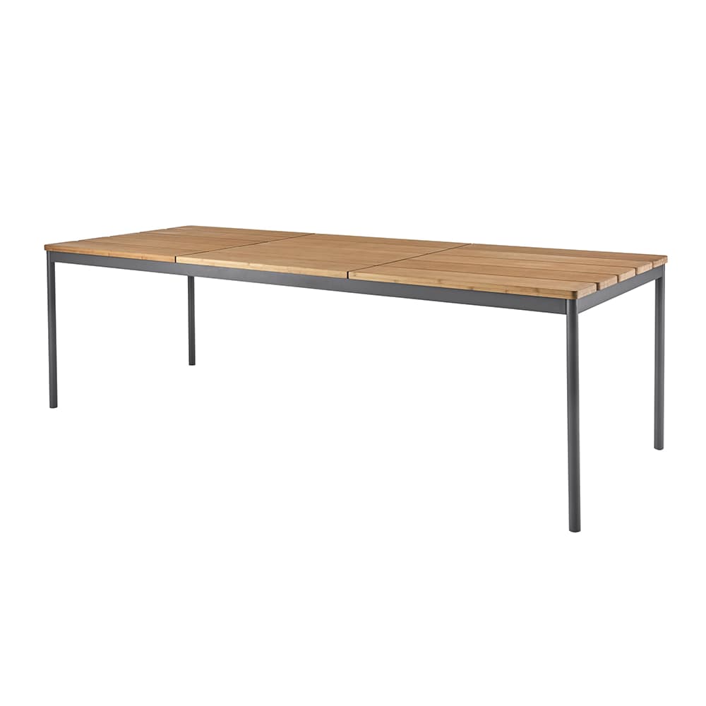 Brafab, Nox Spisebord 90x238 cm Bambus/Antrasitt