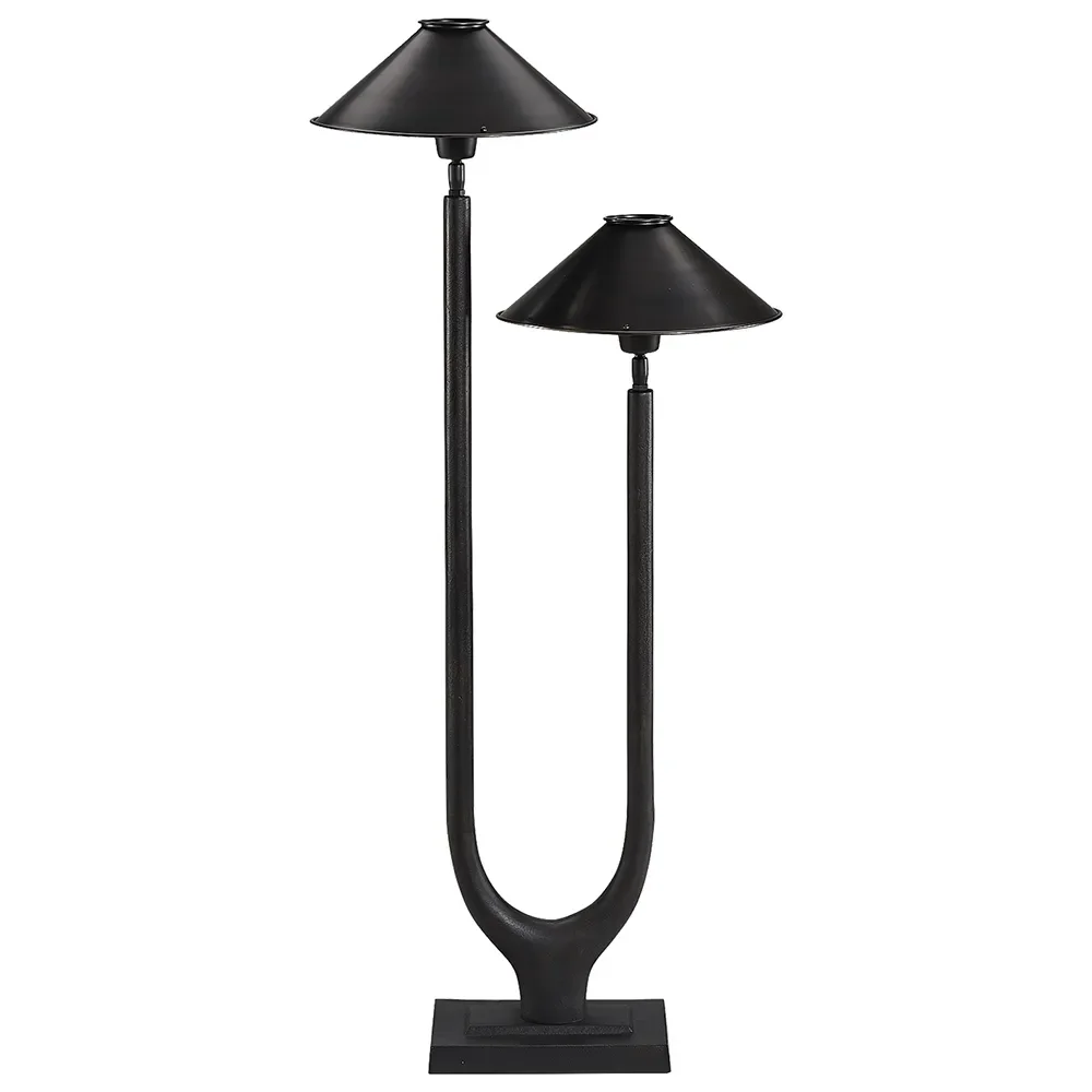 Artwood, Twin Bordlampe antikk bronse
