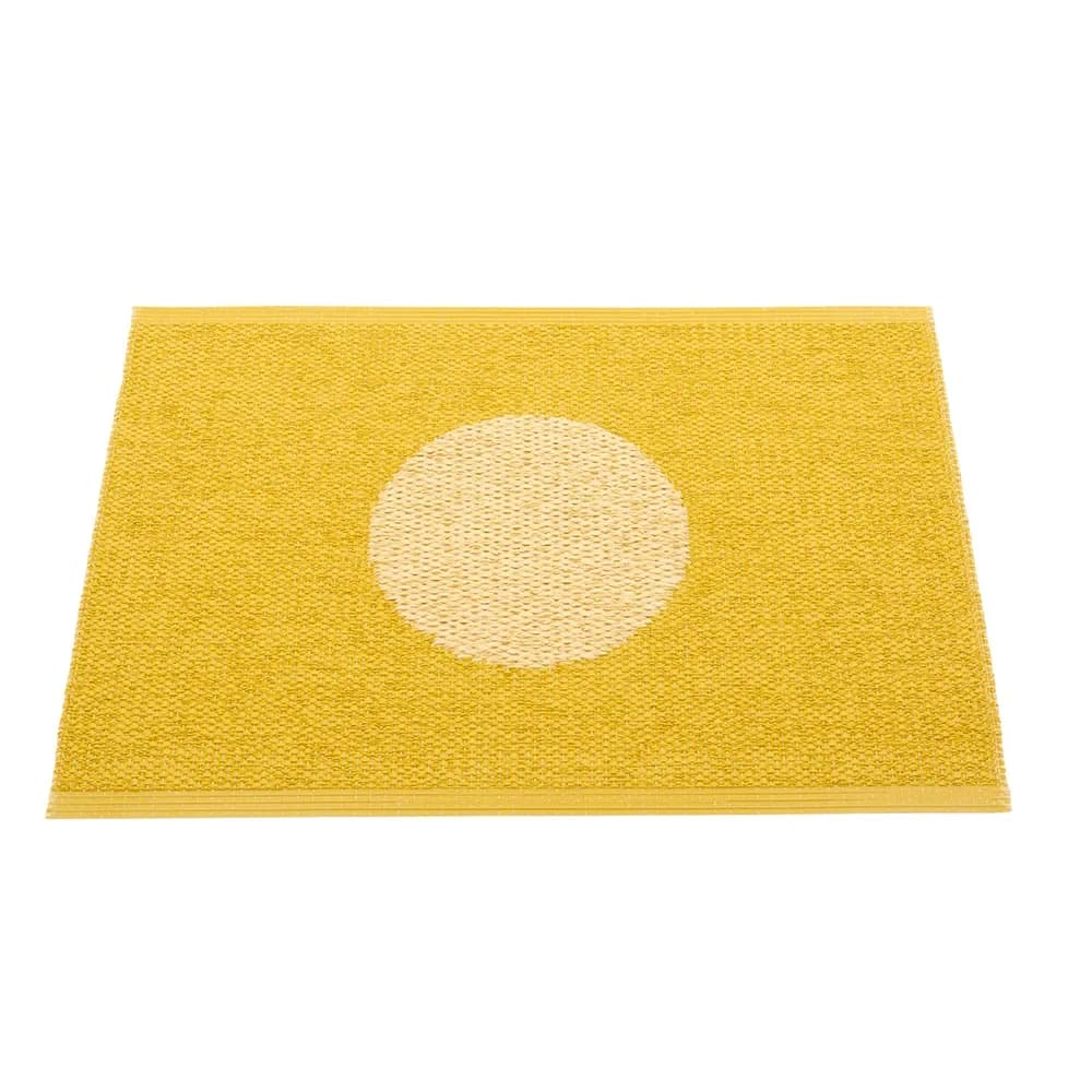 Pappelina, Vera Pop teppe Mustard/Pale Yellow 70 x 50cm