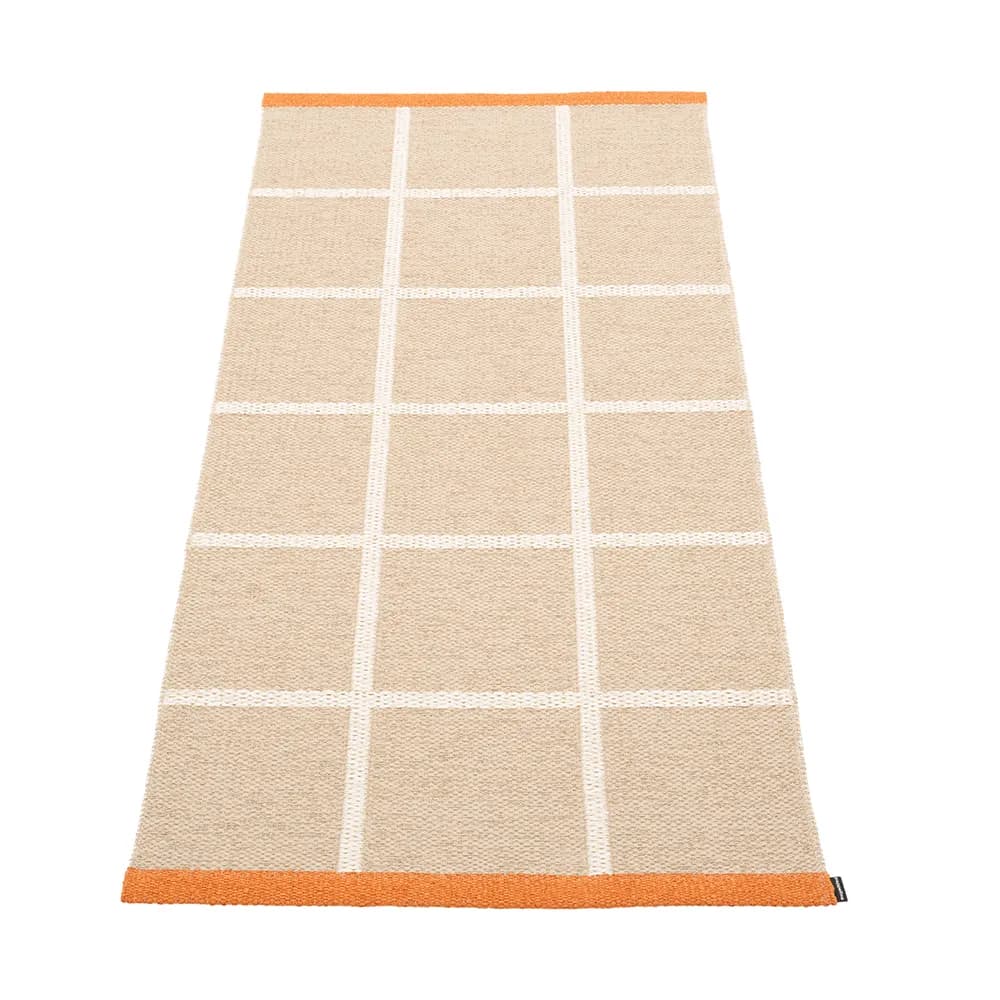 Pappelina, Vevd Teppe Criss Beige 70x150 cm