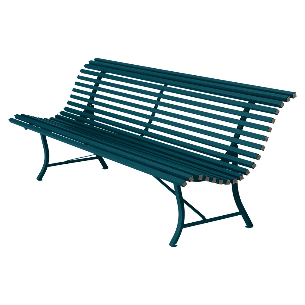 Fermob Louisiane benk 200 cm Acapulco blue