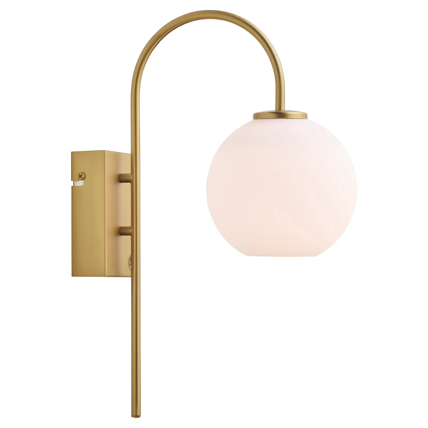 Herstal Ballon vegglampe 36 cm messing