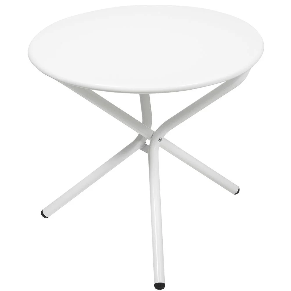 Fiam, Tris sidebord 55 cm i hvit