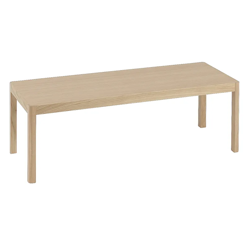 Muuto, Workshop sofabord 43 x 120 cm - Oak Veneer Oak