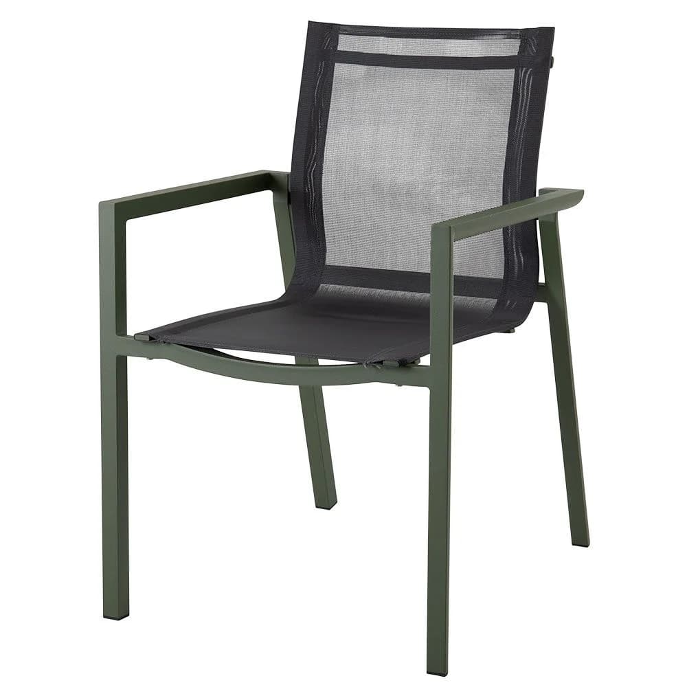Brafab, Delia stablestol Moss Green/textilene Brafab