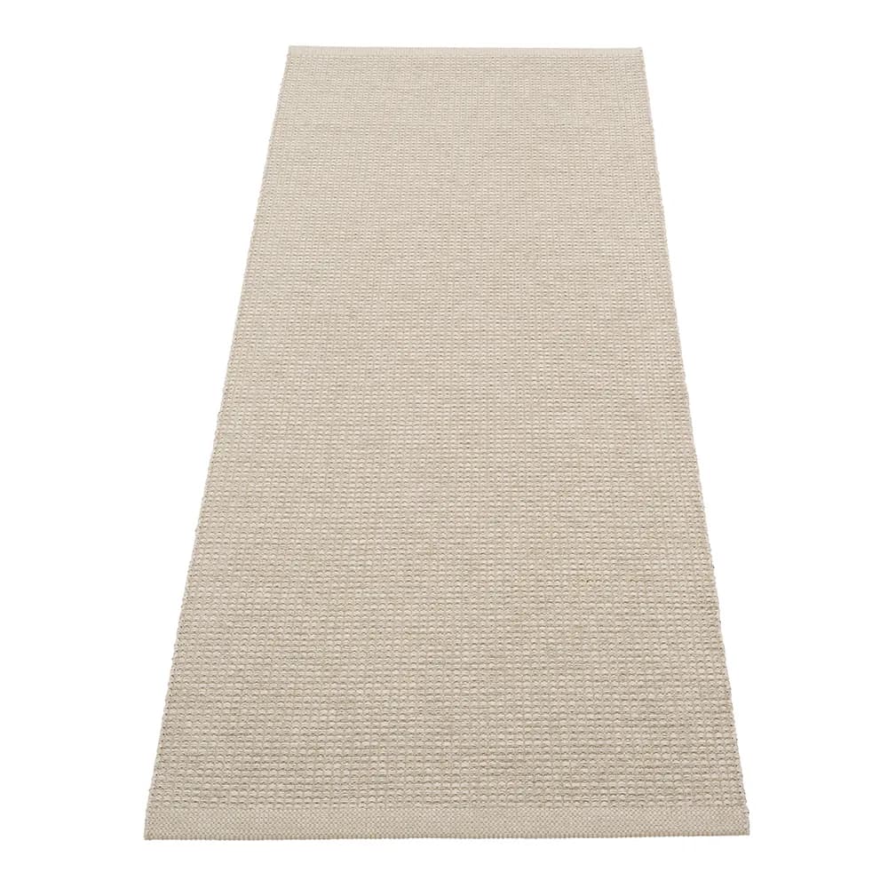 Pappelina, Emm teppe 70 x 180 cm Linen/Linen Metallic