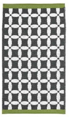 Plastmatter - Horredsmattan Black & White Tyr (Størrelse: 80 x 210 cm)