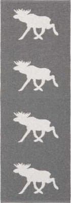 Plastmatter - Horredsmattan Moose (grå) (Størrelse: 70 x 350 cm)