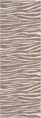 Plastmatter - Horredsmattan Zebra (beige) (Størrelse: 150 x 210 cm)