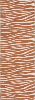 Plastmatter - Horredsmattan Zebra (rust) (Størrelse: 70 x 140 cm)