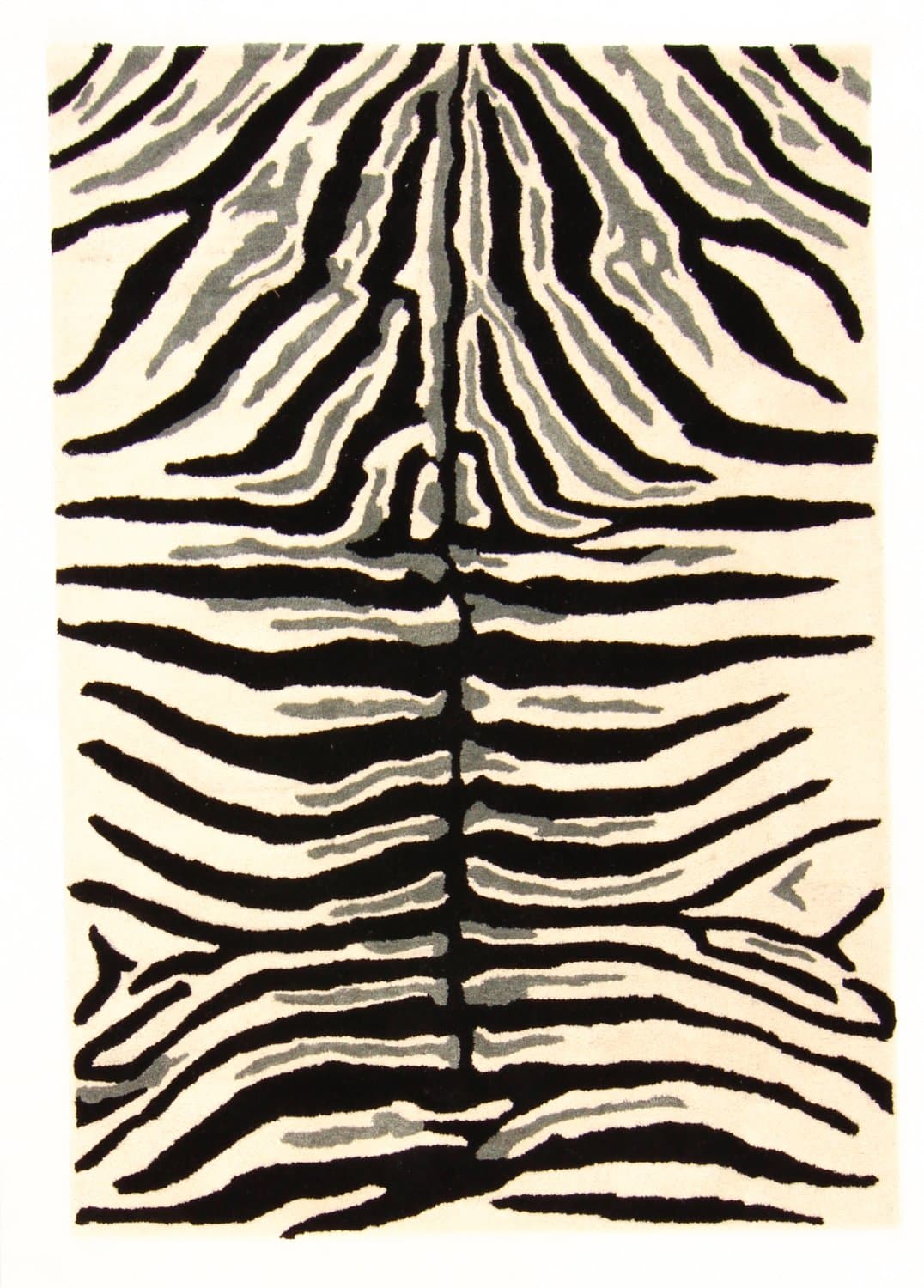 Ullteppe - Zebra (Størrelse: 160 x 230 cm)