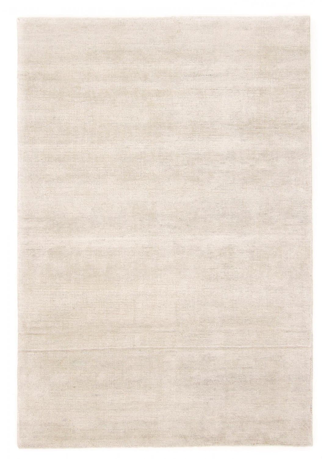 Bamboo silk-teppe - Faliraki (lysegrå) (Størrelse: 160 x 230 cm)