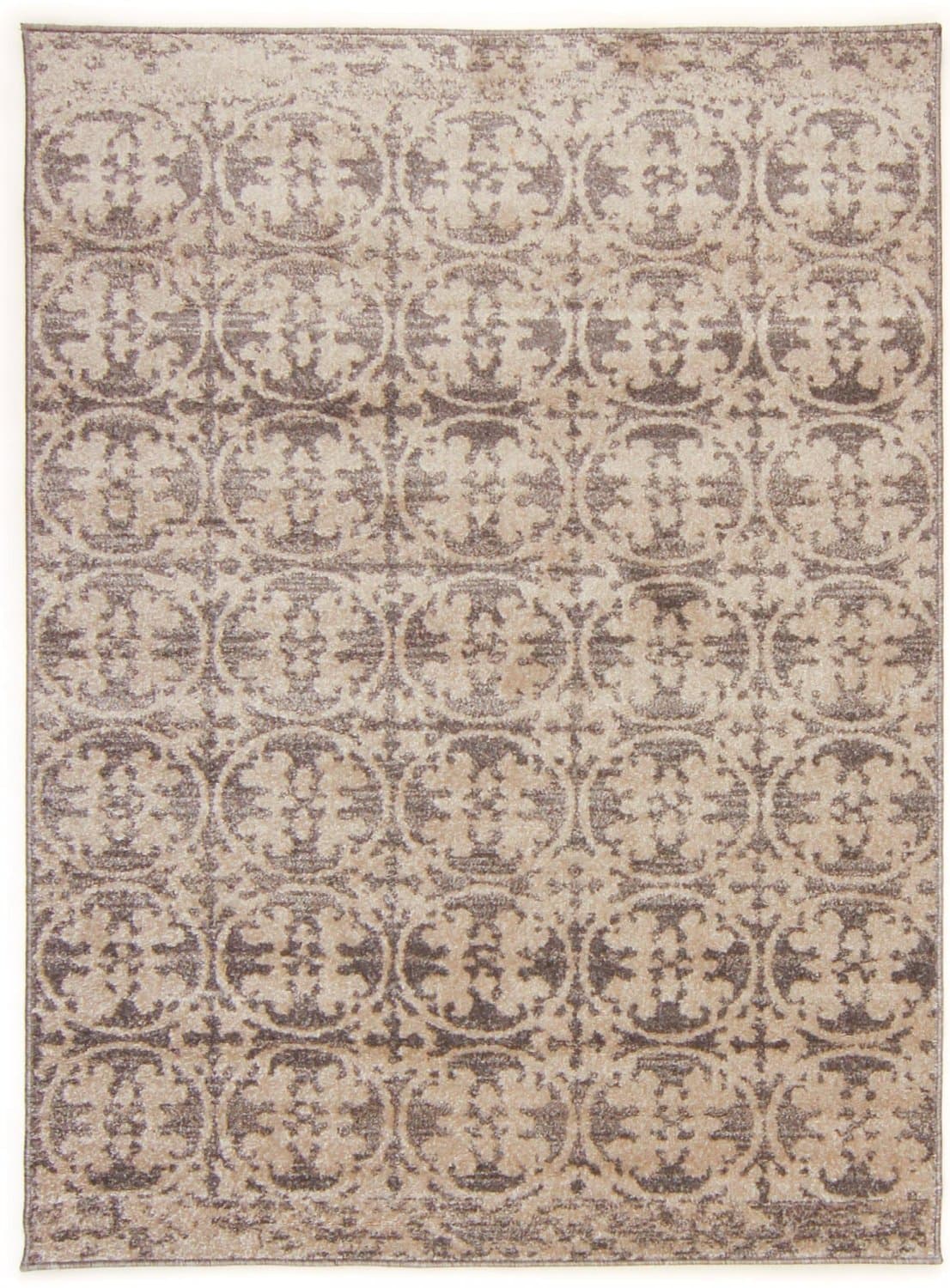 Wilton-teppe - Teresa (grå) (Størrelse: 140 x 190 cm)